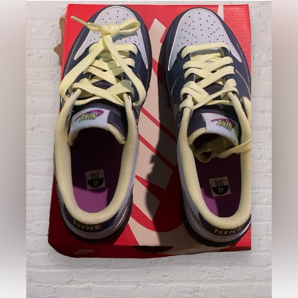 Nike Dunk Low BG GS Halloween Diffused Blue Tint FQ8354-491 sz 5Y 6.5 WM NIB - Picture 6 of 11